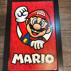 Mario Brothers Mario Official Nintendo Licensed Product 2021 Framed Art Print